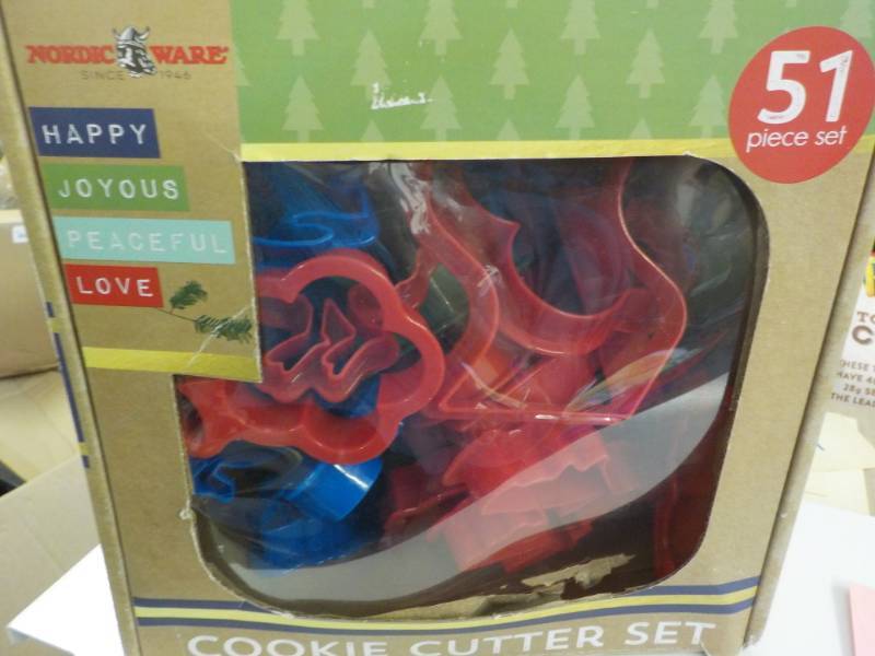 lot 309 image: 51 Piece Cookie Cutter Set...