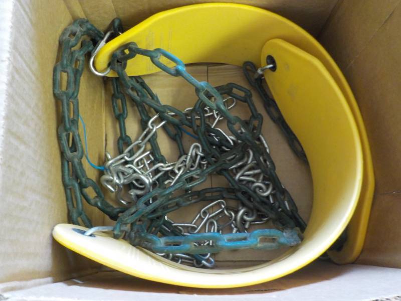 lot 313 image: 2 Swings with Chains...