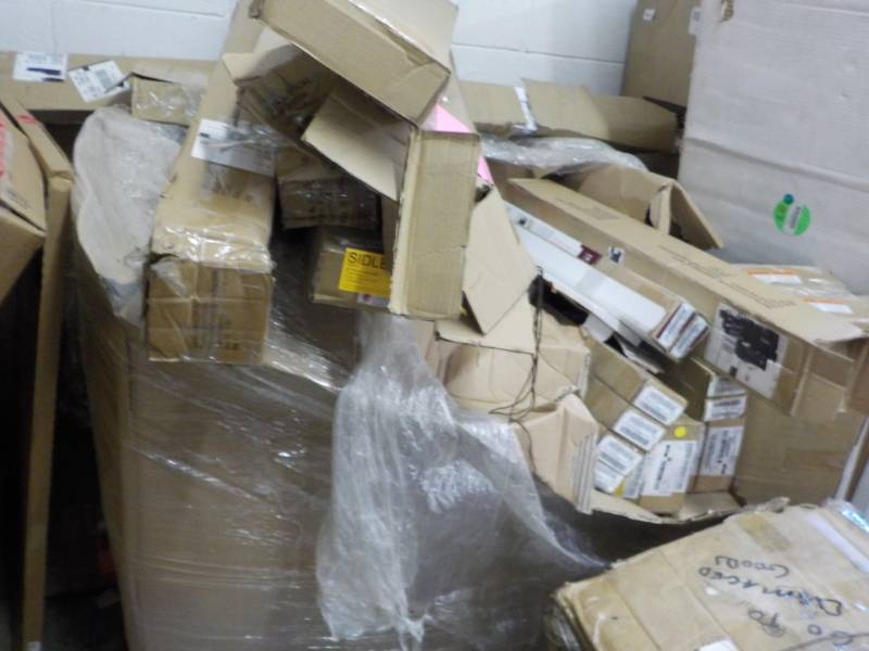 lot 356 image: Overflowing Pallet of Custom Cut Bl...