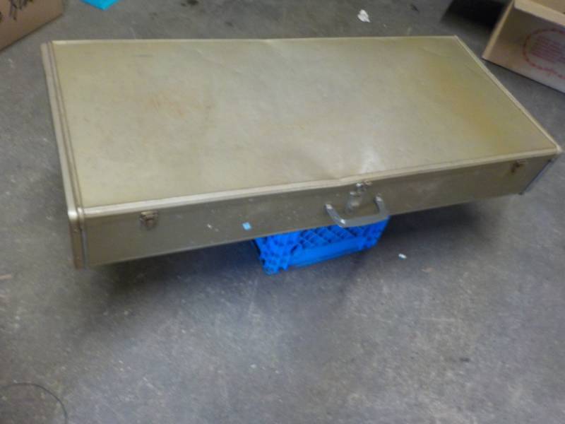 lot 399 image: Metal Storage 42 x 18 x 6...