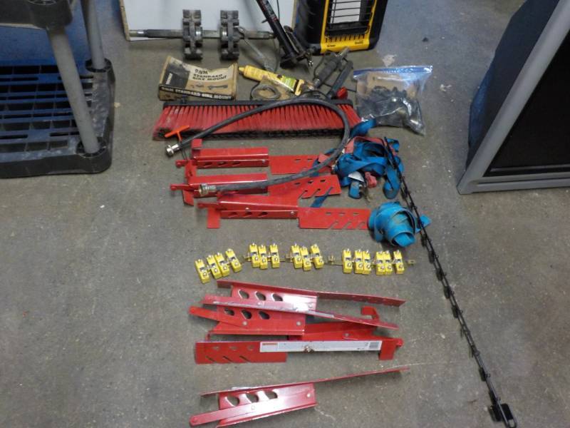 lot 404 image: White Box full of parts and misc...