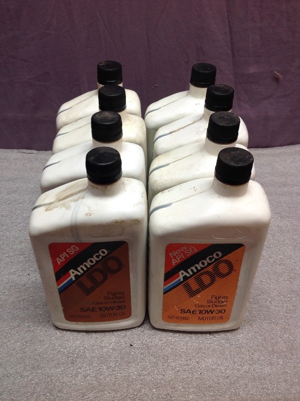 8 Quarts Amoco LDO 10W-30 Motor Oil