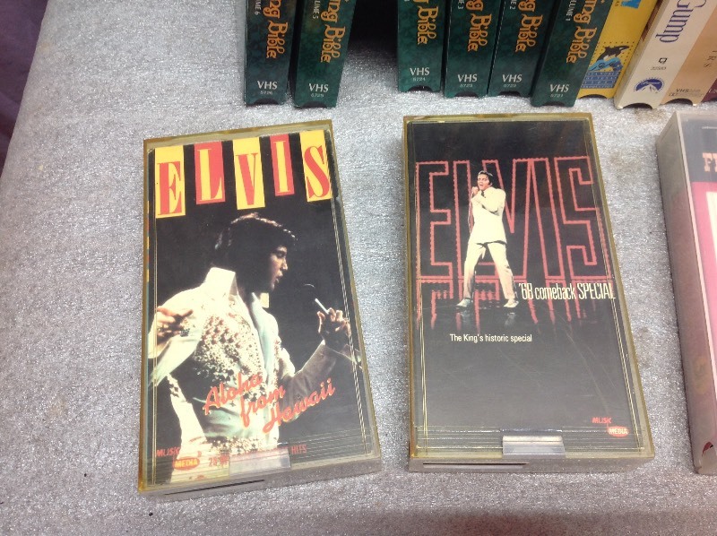 lot 169 image: VHS Tapes - 4 Elvis