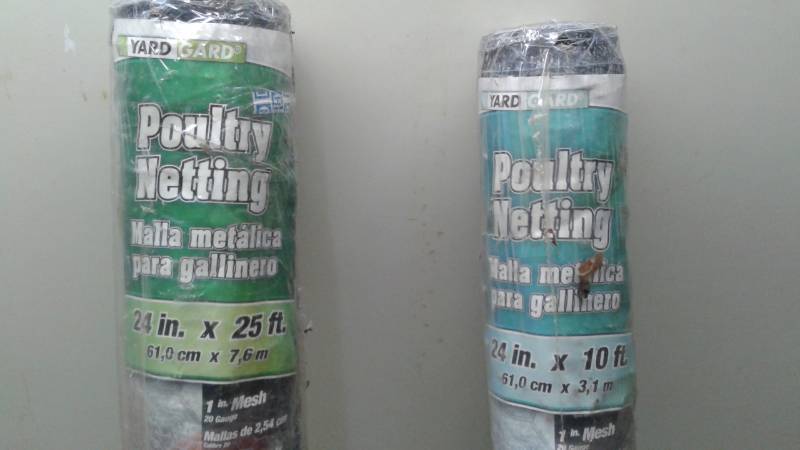 lot 27 image: Pair Of New Poultry Fencing Rolls