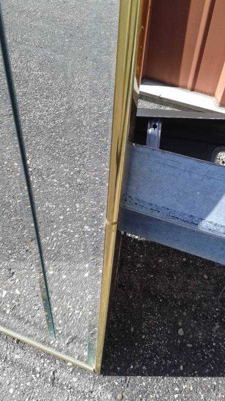 lot 23 image: Very Large Hanging Mirror, Corner Joints Need Tightening