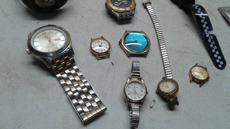 lot 93 image: Lot Of Used Watches, Show Wear, Timex, Eddie Bauer, Other