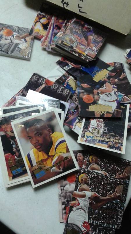 lot 119 image: Lot Of Five Boxes Filled With Different Sports Cards, Most From 1990s