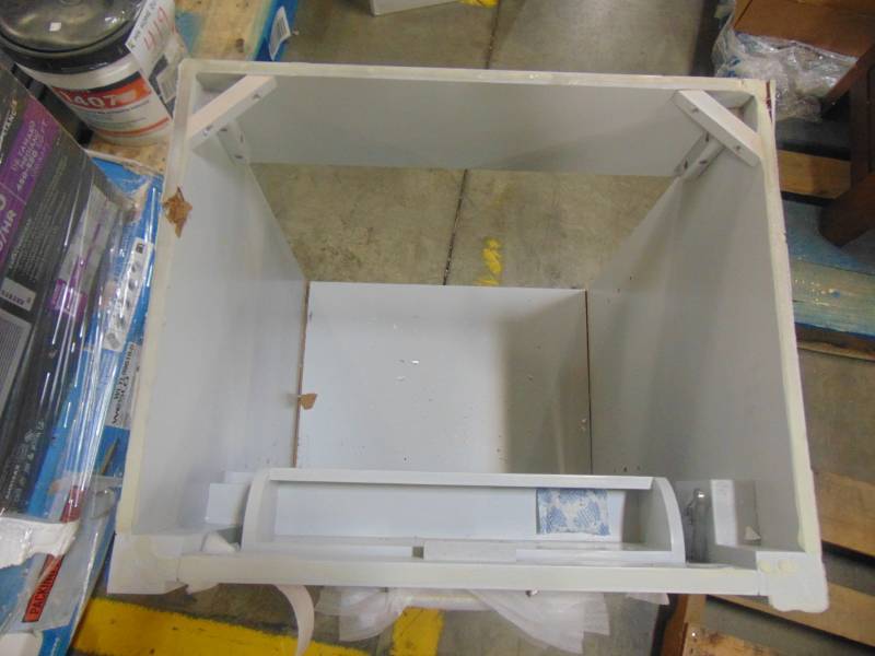 lot 203 image: Home Decorators Collection Melpark 24 in. W x 20 in. D Bath Vanity in Dove Grey Melpark 24G
