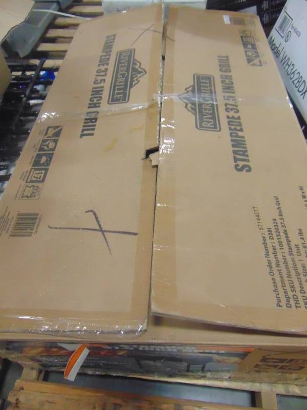 lot 311 image: RiverGrille Stampede 37.5 in. Charcoal Grill CG2053904-RG