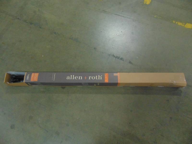 lot 327 image: Style Selections - Aged-Bronze Steel Single Curtain Rod 29996ZSB