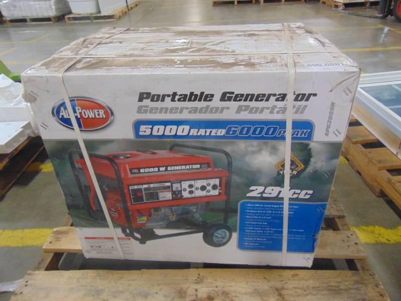 lot 333 image: All-Power America 6000w 13 HP Generator APG3009