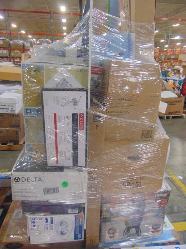 lot 334 image: WHOLESALE MIXED PALLET OF RETURNS - FANS, VENTS, OUTDOOR ITEMS AND MORE