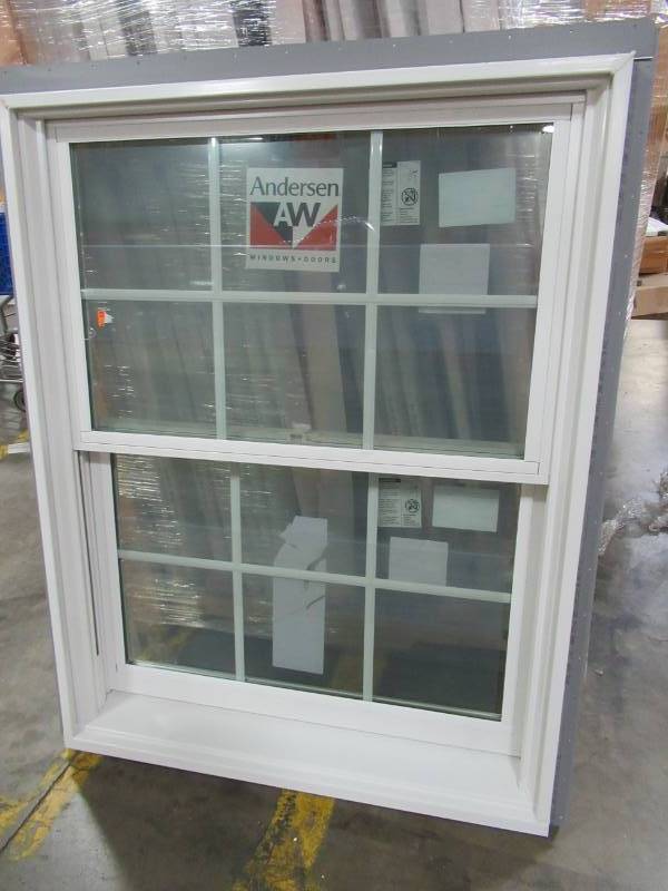 lot 37 image: Andersen Custom ODL Venting Low-E Door Glass - 12 Light Internal Grille, Double Hung Window - No Tilt, 799OKJD