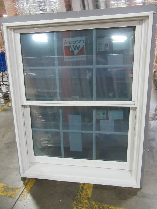 lot 8 image: Andersen Custom ODL Venting Low-E Door Glass - 12 Light Internal Grille, Double Hung Window - No Tilt
