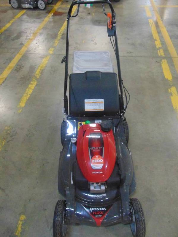 lot 365 image: Honda 21 in. Nexite Deck Hydrostatic Cruise Control Gas Walk Behind Self Propelled Mower with Blade Stop HRX217HYA