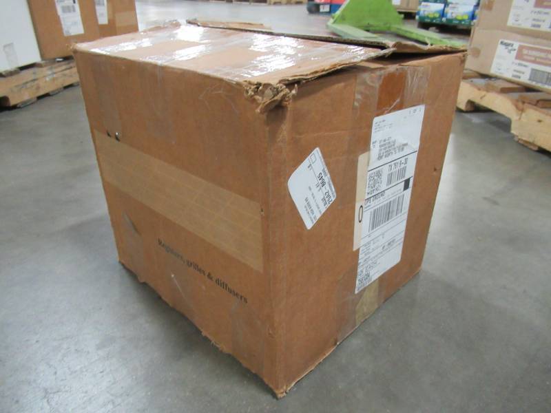 lot 84 image: Case of 10 X 10 White Wall Registers. (9 Registers Per Case)