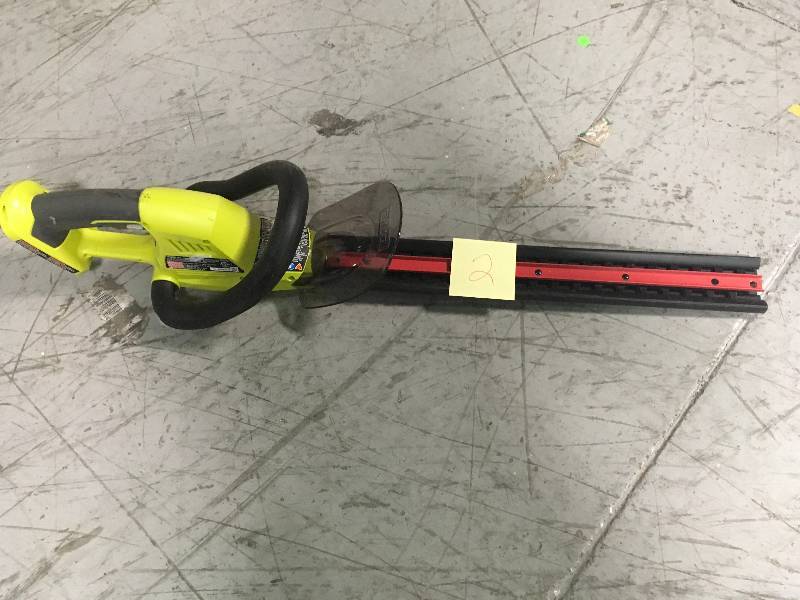 Ryobi P2603 Dual Action Lithium-Ion 18V Cordless Hedge Trimmer in good condition