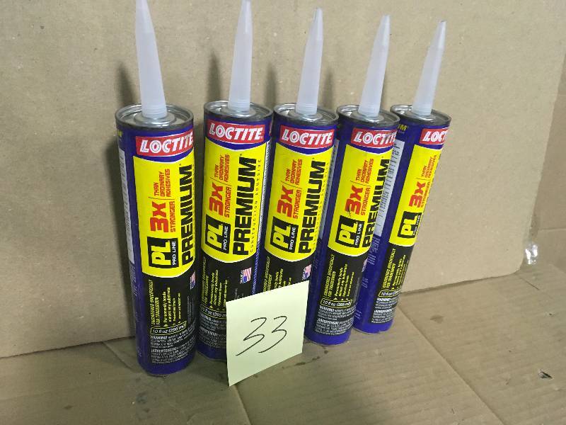 Set of 5 Loctite PL Premium 10 fl. oz. Polyurethane Construction Adhesive