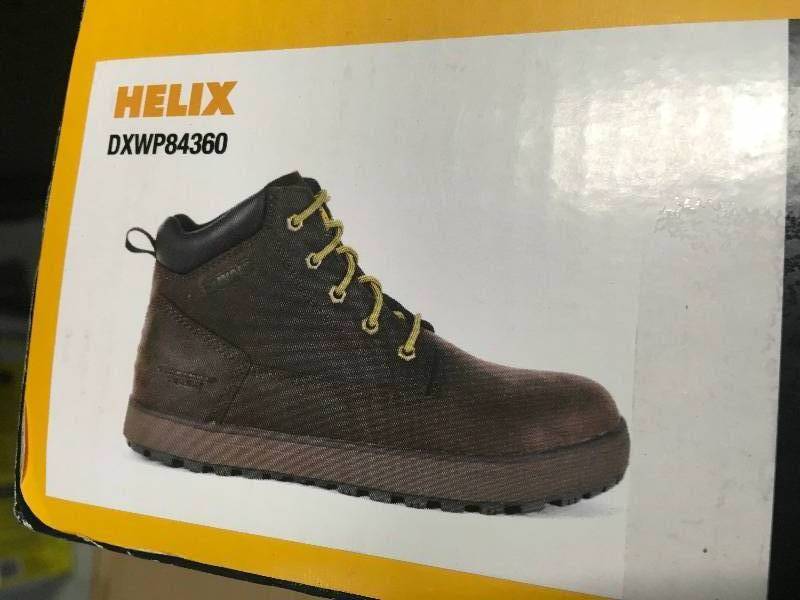 DEWALT Helix Mens Size 11.5 Dark Brown Leather Steel Toe 6 in. Work Boot not used