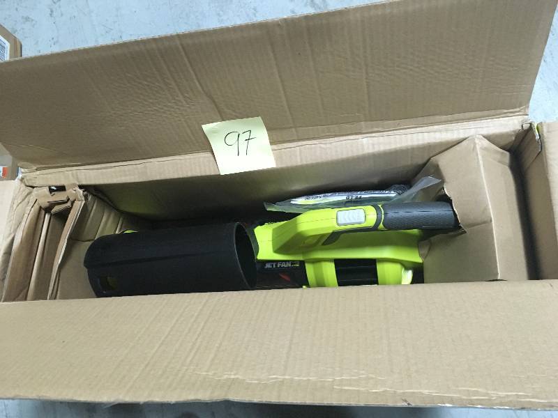 RYOBI 110 MPH 480 CFM Variable-Speed Turbo 40-Volt Lithium-ion Cordless Jet Fan Leaf Blower - Battery and Charger Not Included in good condition