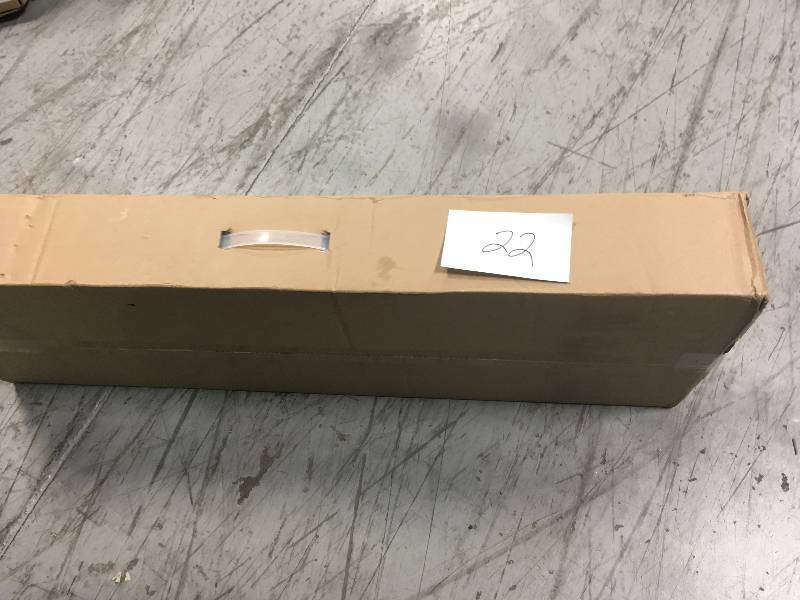 lot 22 image: Jade Bath Elyn Single-Handle Floor-Mounted Roman Tub Faucet with Easy Install Box in Brushed Gold in good condition