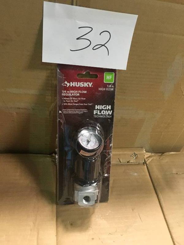 lot 32 image: Husky High Flow Regulator in good condition