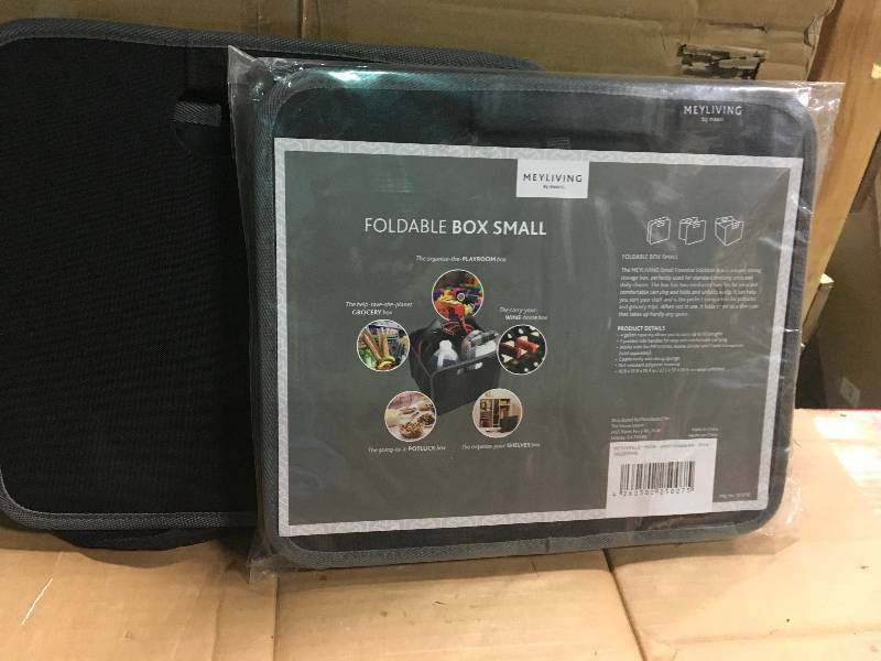 lot 36 image: Meyliving by Meori, Small Foldable Box, Black in good condition