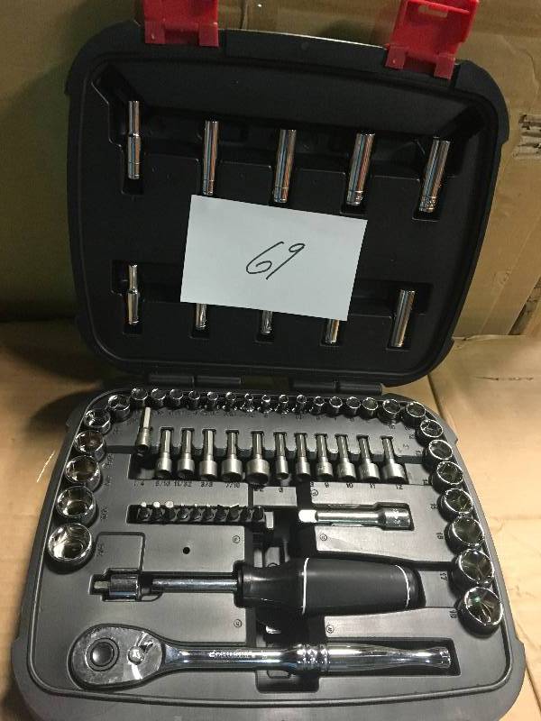 lot 69 image: Husky Mechanics Tool Set (65-Piece) in good condition
