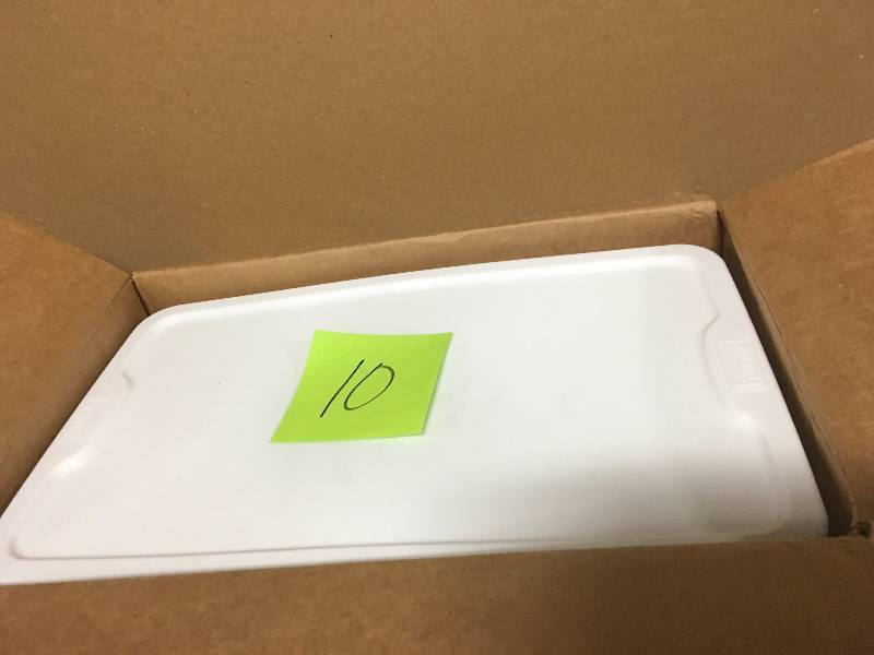 HOMZ 6 Qt. Clear Shoe Box (Set of 10) not used