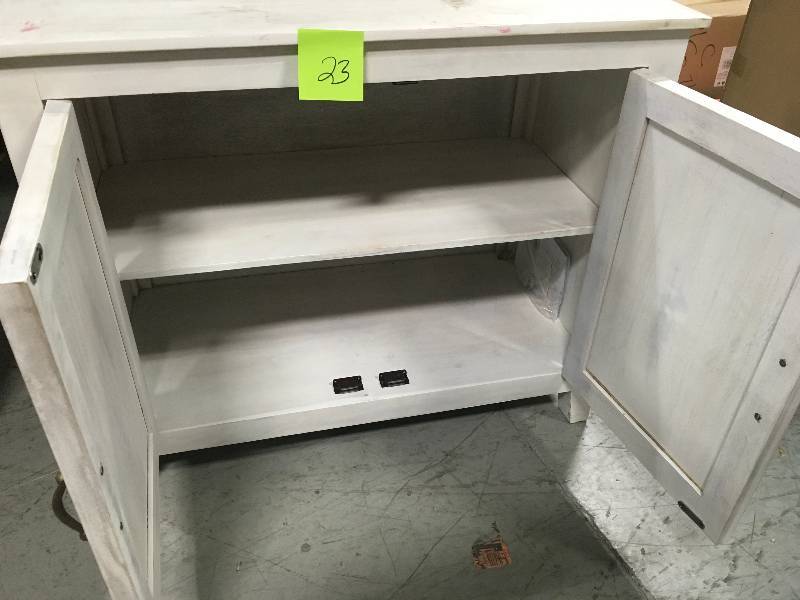 Chennai White Wash Nightstand not used