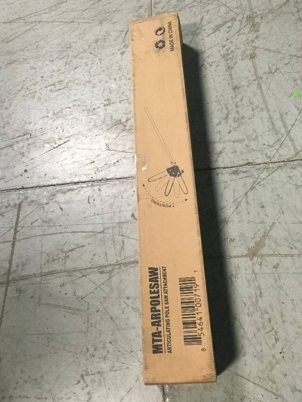 Sunseeker 10 in. Articulating Pole Saw Attachment in good condition