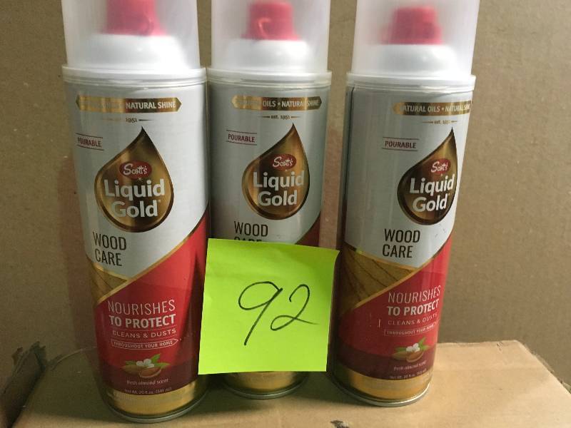 SCOTTS LIQUID GOLD PT20 WOOD CLEANER not used