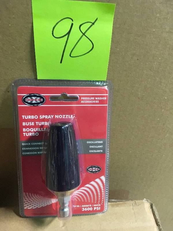 Simpson 3,600 PSI Turbo Nozzle in good condition