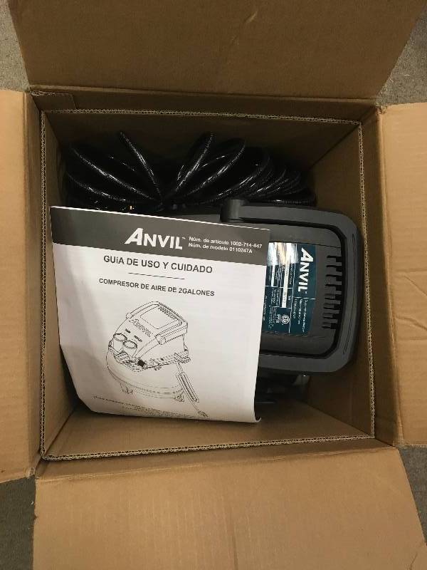lot 28 image: ANVIL 2G Pancake Air Compressor in good condition