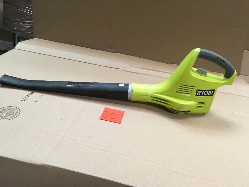 lot 35 image: RYOBI ONE 150 MPH 200 CFM 18-Volt Lithium-Ion Hybrid Leaf BlowerSweeper - Battery and Charger Not Included
