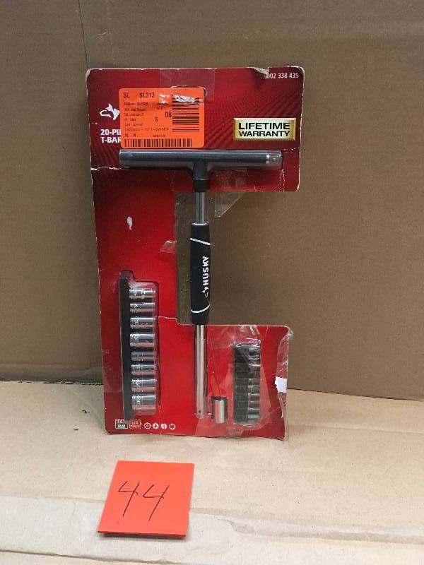 lot 44 image: Husky 14 in. T-Handle Spinner and Socket Set in good condition