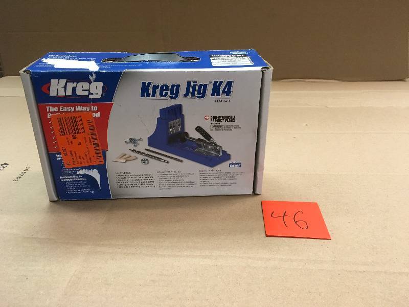 lot 46 image: Kreg Jig K4 Pocket Hole System in good condition