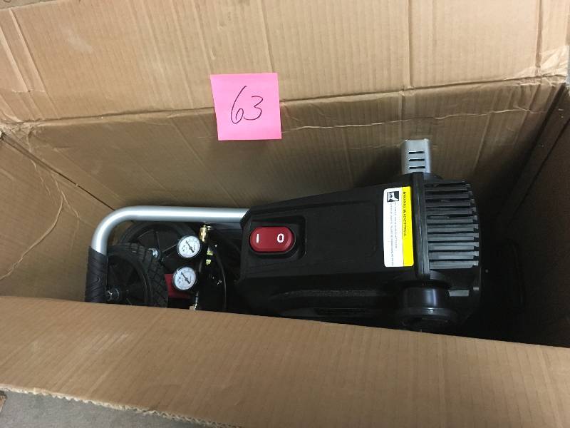 lot 63 image: Husky 8G 150 PSI Hotdog Air Compressor in good condition