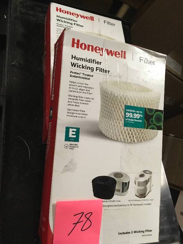 lot 78 image: Honeywell Replacement Console Humidifier Filter E not used