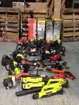 lot 112 image: WHOLESALE MIXED PALLET OF RETURNS trimmers blower edger and more