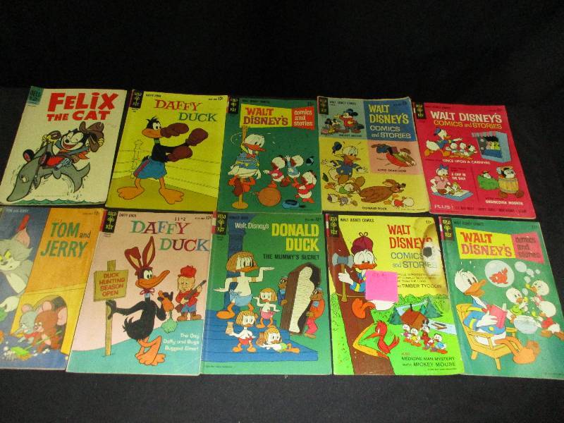 lot 86 image: Qty 10 12Cent Old Comic Books