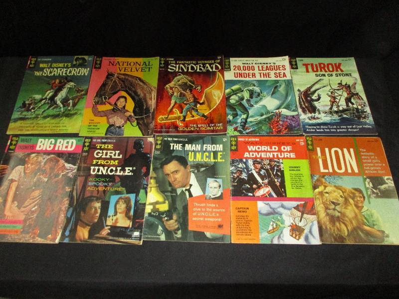lot 87 image: Qty 10 12Cent Old Comic Books