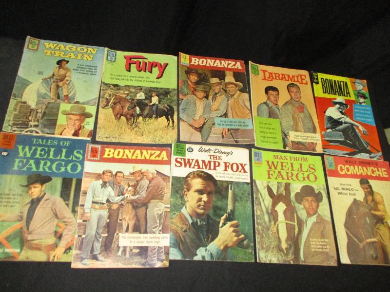 lot 96 image: Qty 10 15Cent Old Comic Books
