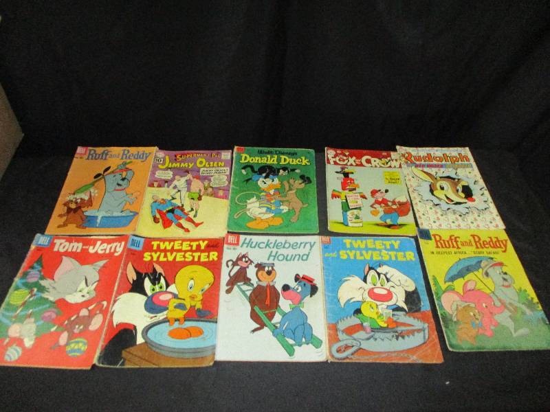 lot 102 image: Qty 10 10Cent Old Comic Books