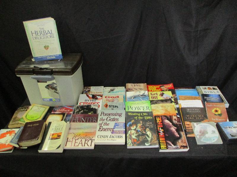lot 108 image: Religious and healing books