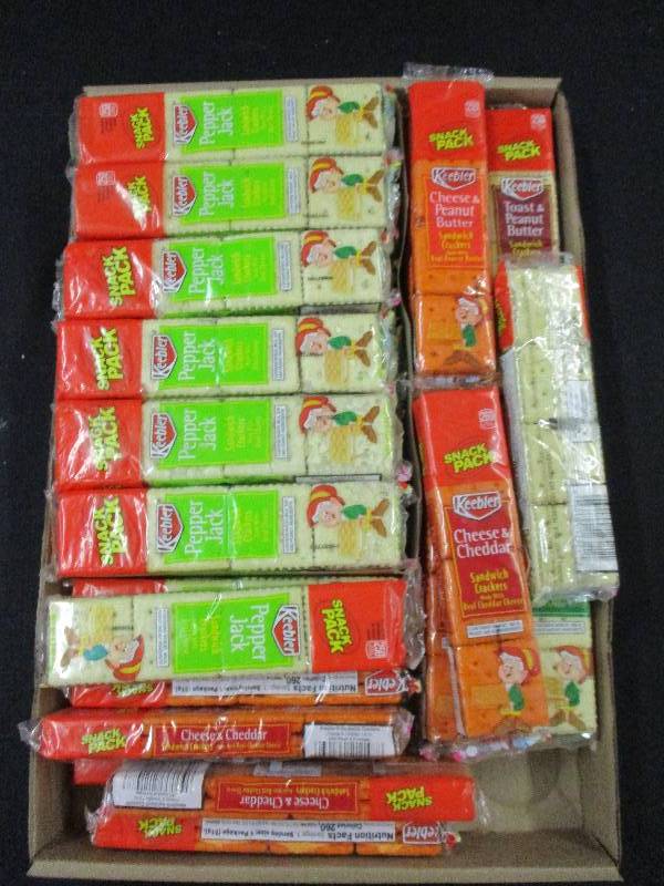 lot 158 image: 40 Packs of cheese crackers