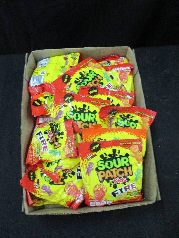 lot 166 image: 25 Medium Sized Bags of Sour Patch Candies