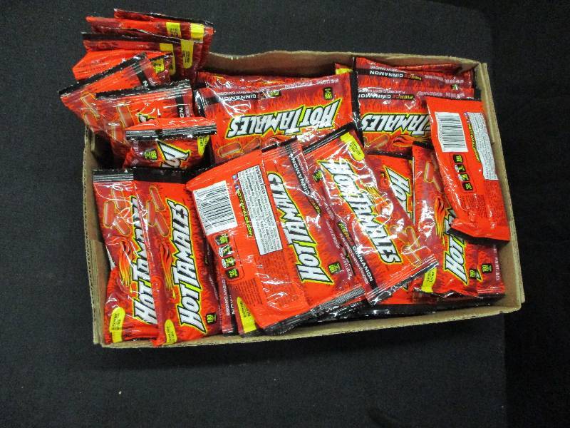 lot 182 image: 64 Packs of Hot Tamales