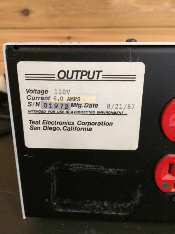 lot 65 image: Teal Isolation Filter Power Conditioner