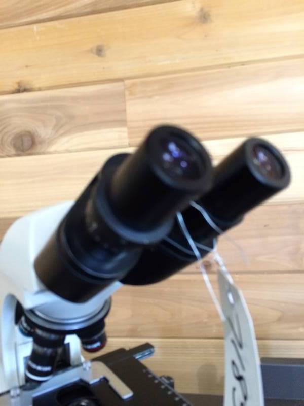 lot 45 image: MSRP $1500 Accu-scope 3002 Microscope Power Binocular With 4 Objectives - Excellent Working Condition